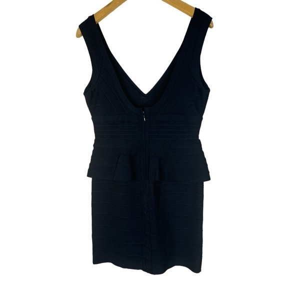 Hervé Léger Rebeca Peplum Bandage Dress Size Large - Picture 12 of 15